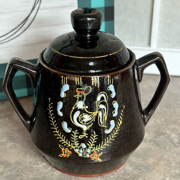 Japan Redware Tea Set and Salt/Pepper Shakers - Picture 13 of 14